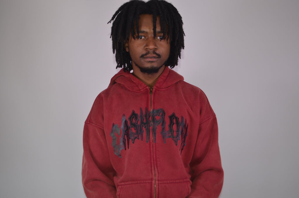 Double Zip Up Hoodie