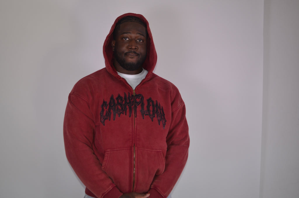 Double Zip Up Hoodie